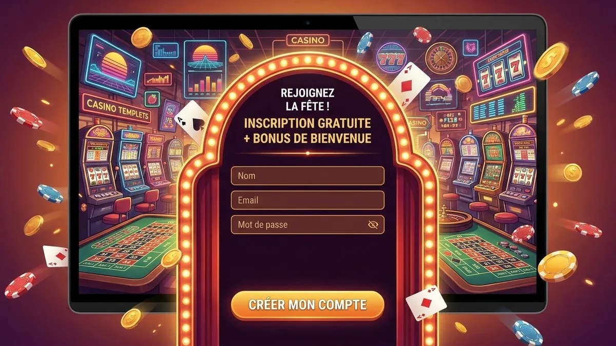 Inscription avec bonus