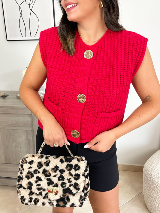 GILET MIRA - ROUGE