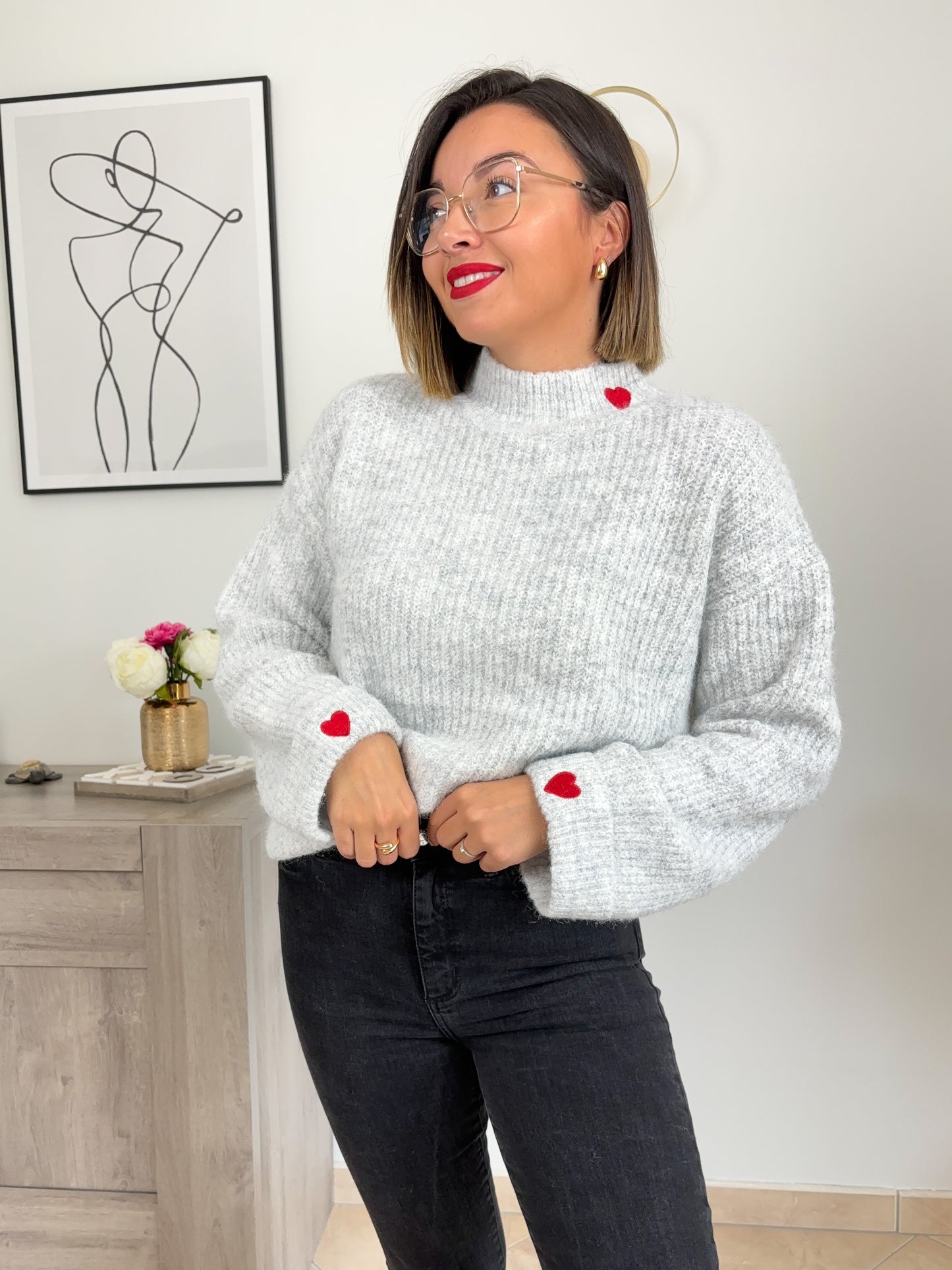 pré-commande | PULL LOVA - GRIS