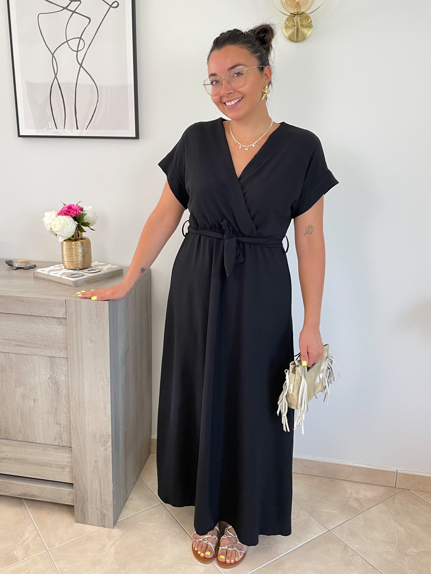 ROBE LOULOU - NOIR