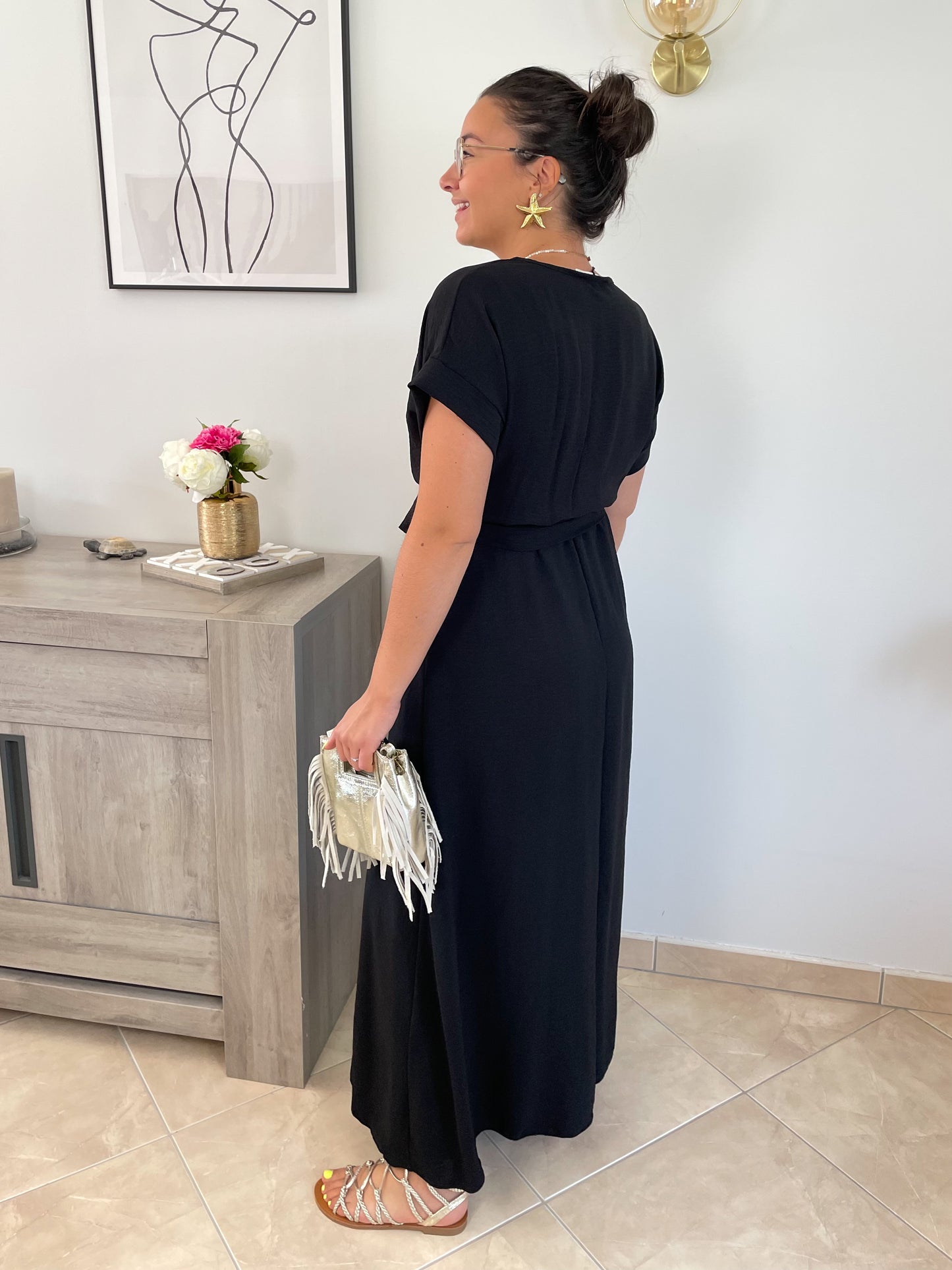 ROBE LOULOU - NOIR