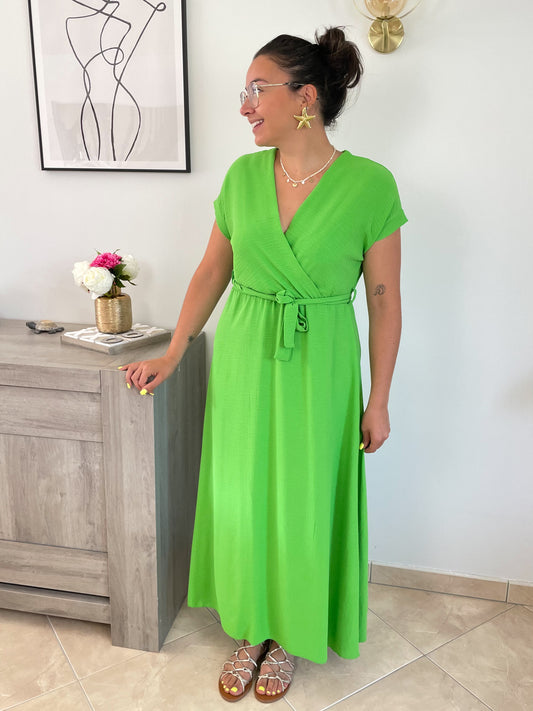 ROBE LOULOU - VERTE