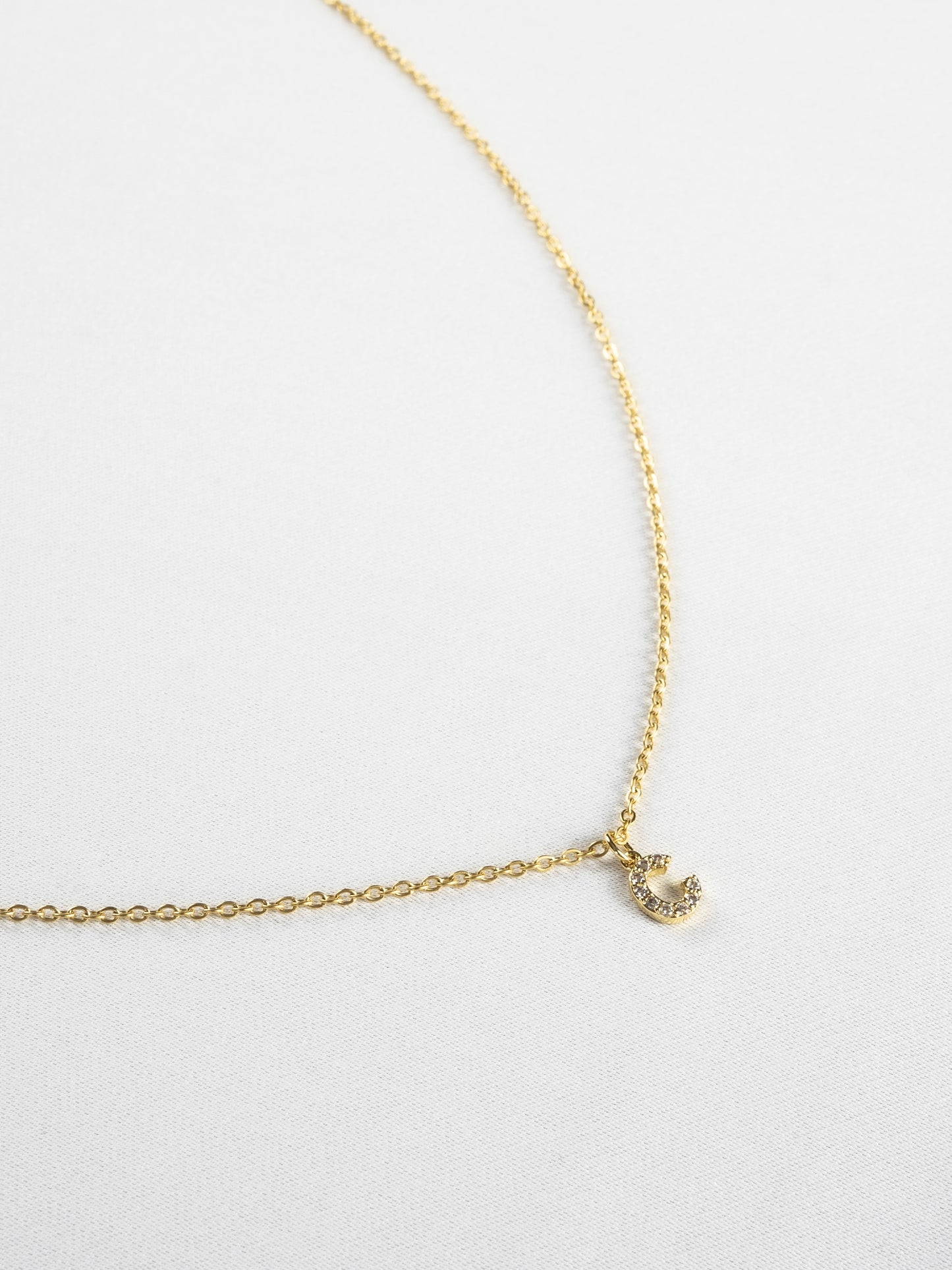 COLLIER CHAÎNETTE • 1 LETTRE